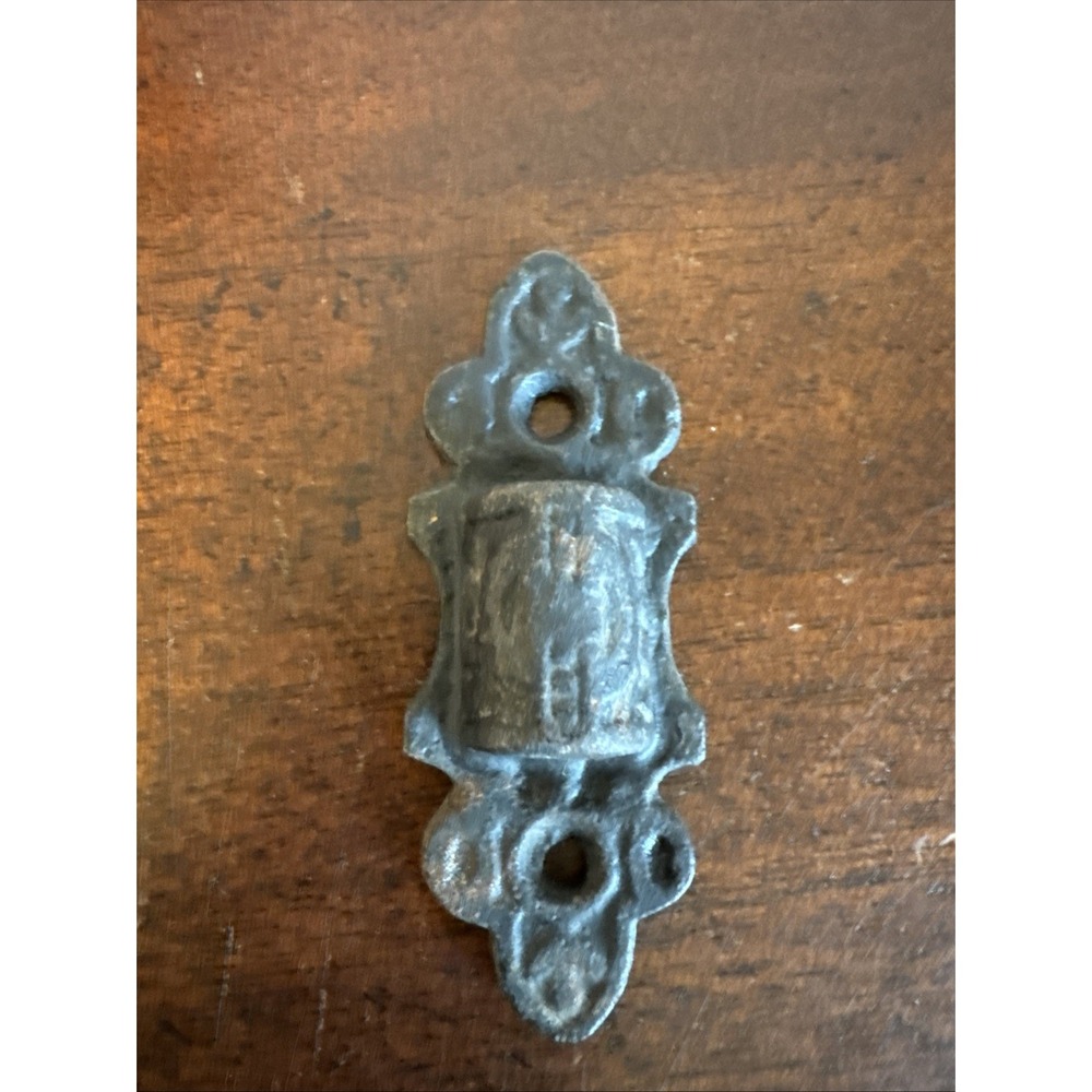 3 3/8" Cast Iron Hanging Wall Plate Hinge Holder for Sconce Bracket Oil Lamp